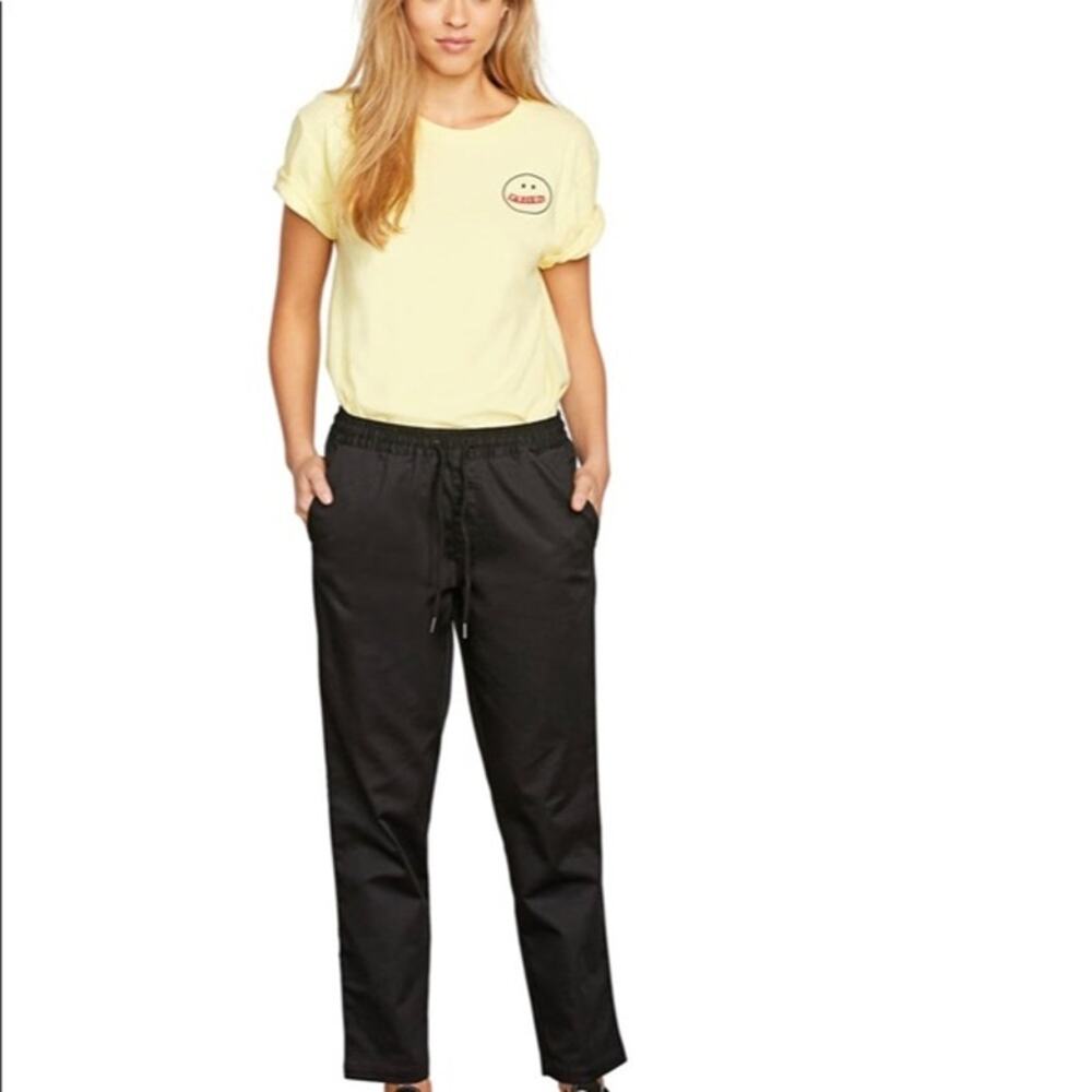 Volcom Frochick Black Travel Pant Womens Medium